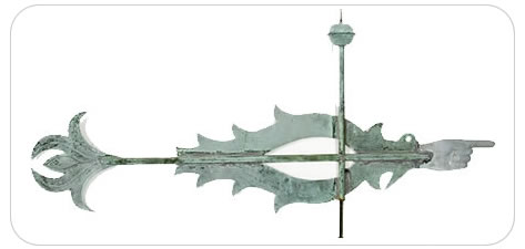 Antique Banner Weathervan