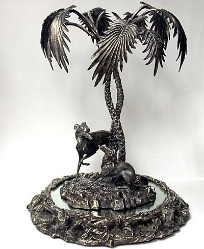 English Antiques on Description Antique 19th Century English Silver Plate Centerpiece On