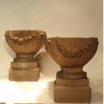 Pair of English stoneware planters Preview