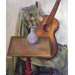 STILL LIFE WITH GUITAR by TOSCA OLINSKY A.N.A. (American, 1909-1984) Preview