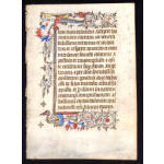 IM-9599: Medieval Book of Hours Leaf with whimsical border Preview