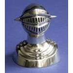 Antique Silver Pepper caster in the form of a Knight in Armour, Chester 1908 Preview