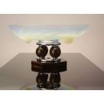 French Art Deco Centerpiece  Signed Etling  opalescent Glass  C.1930 Preview