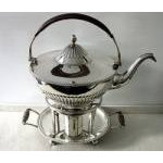 Old Sheffield Plate Rare Kettle on Stand with lamp, England C.1798 by Watson & Bradbury Preview