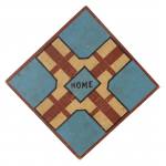 RED, WHITE, AND BLUE PARCHEESI GAME BOARD, CA 1920-WWII: Preview