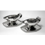 Pair of Art Deco English Silver Sauceboats 1937   Preview