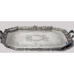 Silverplate rosewood large Tray, C.1920 Barker Ellis Preview
