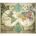 M-11172 - Map of the World and Heavens in 1730 Preview