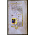 IM-8501 Book of Hours Leaf with painting by the Doheny Master Preview