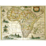 M-11369 - Very decorative map of Africa, c. 1640 Preview