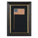 36 STARS, 1864-1867, CIVIL WAR ERA, RARE �GREAT STAR-IN-A-WREATH� DESIGN, ONE OF THE BEST IN ALL OF FLAG COLLECTING Preview