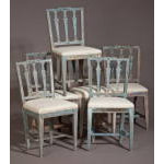 A set of Six Swedish Dining Room Chairs Preview