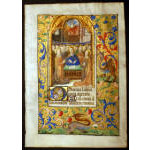 IM-9683 - Book of Hours leaf with miniature of The Pentecost Preview