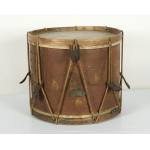 VERY EARLY NEW YORK STATE MILITIA DRUM WITH EAGLE STANDING ON A GLOBE, 1812-1848 Preview