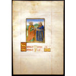 IM-5255 - Prayerbook leaf with painting of Peter & Paul in style of the Master of the Dresden Prayerbook Preview