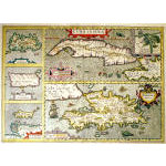 M-11672 - The West Indies in the early 1600's - Mercator - Hondius Preview