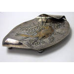 American aesthetic Silver Plate Parrot Card Tray, James Tufts, C.1880  Preview