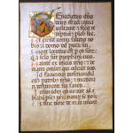IM-3395 - Choirbook Leaf with exceptional miniature of Zacharias and John the Baptist Preview