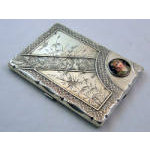 Aesthetic Silver enamel card case, Birmingham 1880, Elkington. Preview