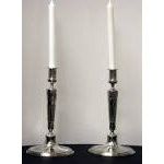 Pair of silvered metal Candlesticks, Germany C.1900 by Orivit. Preview