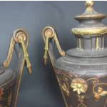 French Cast Iron Lidded Urns Preview