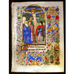 IM-9990 - Book of Hours Leaf - Miniature of the Crucifixion Preview