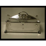WMF Jugendstil Secessionist Silver plate large Jewellery Box, Germany 1906 Preview