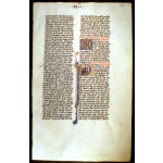 IM-3123 - Medieval Bible Leaf with miniature of St. Paul Preview