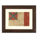 VERY RARE CONFEDERATE PARADE FLAG IN THE 3RD NATIONAL CONFEDERATE FORMAT, PROBABLY PRODUCED IN THE MID-LATE 1880�S WITH THE FORMATION OF THE UDC AND THE UCV: Preview