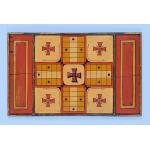 QUEBEC PARCHEESI BOARD WITH EXTRAORDINARY GRAPHICS & COLORS & ROYAL CANADIAN MOUNTED POLICE PROVENANCE: Preview