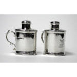 Pair Antique Victorian tankard peppers casters, London 1885, Martin Goldstein  Preview