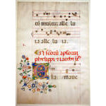 IM-3900 - Important manuscript choirbook leaf - c. 1440-50 Preview