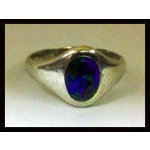 Rare Charles Horner enamel silver Ring, Chester 1910. Preview