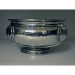 Liberty & Co Archibald Knox design Art Nouveau hand hammered Pewter Bowl, English C.1910 Preview