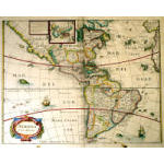 M-11923 - Map of the Americas in the 1630's Preview