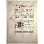 IM-1436 - Medieval Choirbook Leaf from the Benedictine Monastery of Santa Giustina of Padua Preview