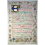 IM-10135 - Elaborately illuminated Medieval Gregorian Chant - c. 1460-80 Preview