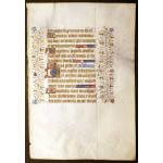 IM-10153 - Book of Hours Leaf with Rinceaux Border Preview