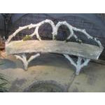 French Faux Bois Garden Seat Preview