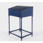 BLUE PAINTED STAND-UP DESK, LIKELY OF MAINE ORIGIN, CA 1840: Preview