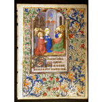 IM-10325 - Book of Hours Leaf with miniature painting of The Pentecost - c. 1440-65 Preview