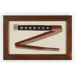 U.S. NAVY COMMISSIONING PENNANT BELONGING TO U.S. NAVY SUBMARINE CAPTAIN WILLIAM ROSS BANKS, WWII ERA OR SHORTLY THEREAFTER Preview