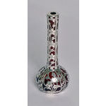 Fine American Art Nouveau Silver overlay rare red glass Vase, C.1900 Preview
