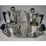 Art Deco Silver Plate Tea and Coffee Service, France C.1930.  Preview