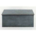 VERMONT BLANKET CHEST IN ROBINS� EGG BLUE PAINT, CA 1820-50: Preview