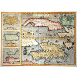 M-12320 - The West Indies, c. 1606 - Mercator-Hondius Preview