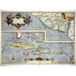 M-9986 - c. 1579 Ortelius Map of West Indies - First State - First Issue Preview