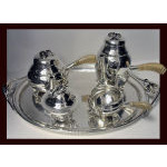 William deMatteo American Sterling Tea & Coffee Service with Tray, C.1940 Preview