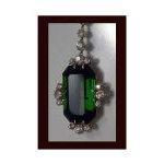 Fine Green Tourmaline Diamond Necklace Preview