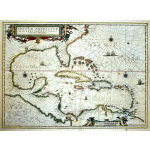M-9577 - Sea Chart of the West Indies in the early 1600's Preview